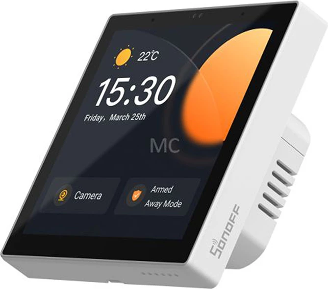 Panel kontrolli i mençur Sonoff NSPanel Pro, 3.95" ekran me prekje, WiFi/Bluetooth/ZigBee, i bardhë