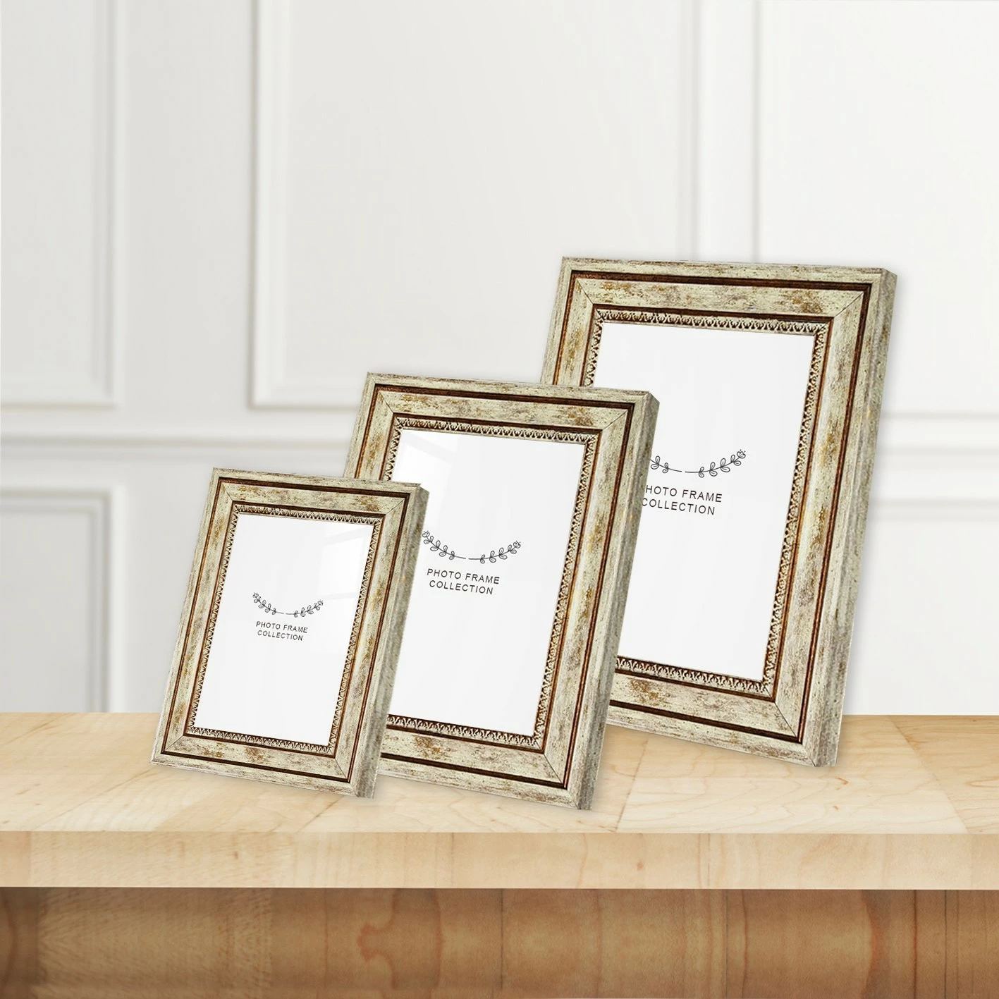 Set kornizash për foto, 3 copë, ngjyrë kafe, Evila Originals, 3BAFC1034