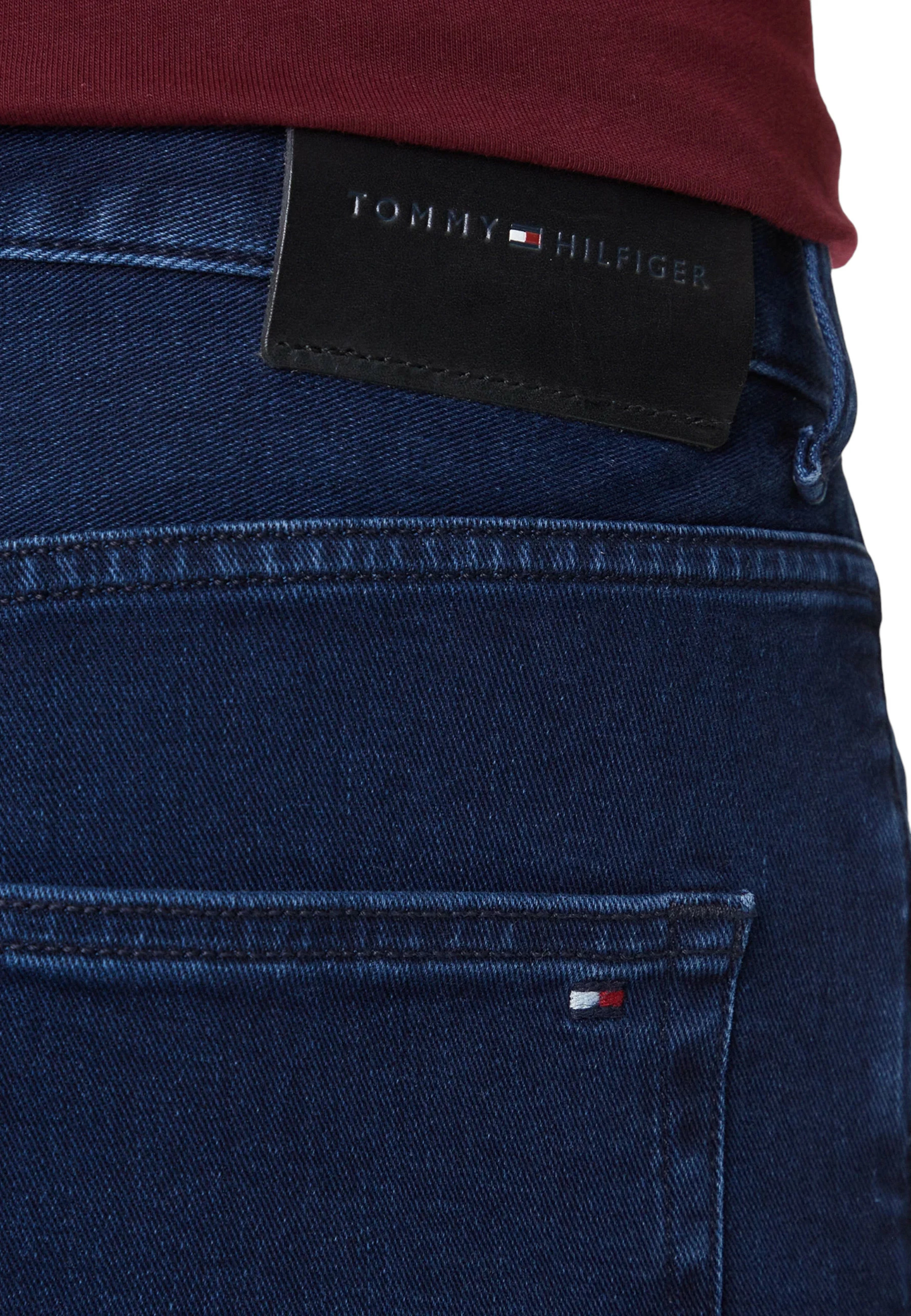 Xhinse për meshkuj Tommy Hilfiger Straight Denton SSTR MW0MW39662, denim i errët [Madhësia: W38 L32]