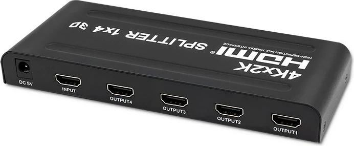 Splitter HDMI Qoltec 51798, 4 x HDMI, 4K x 2K, i zi