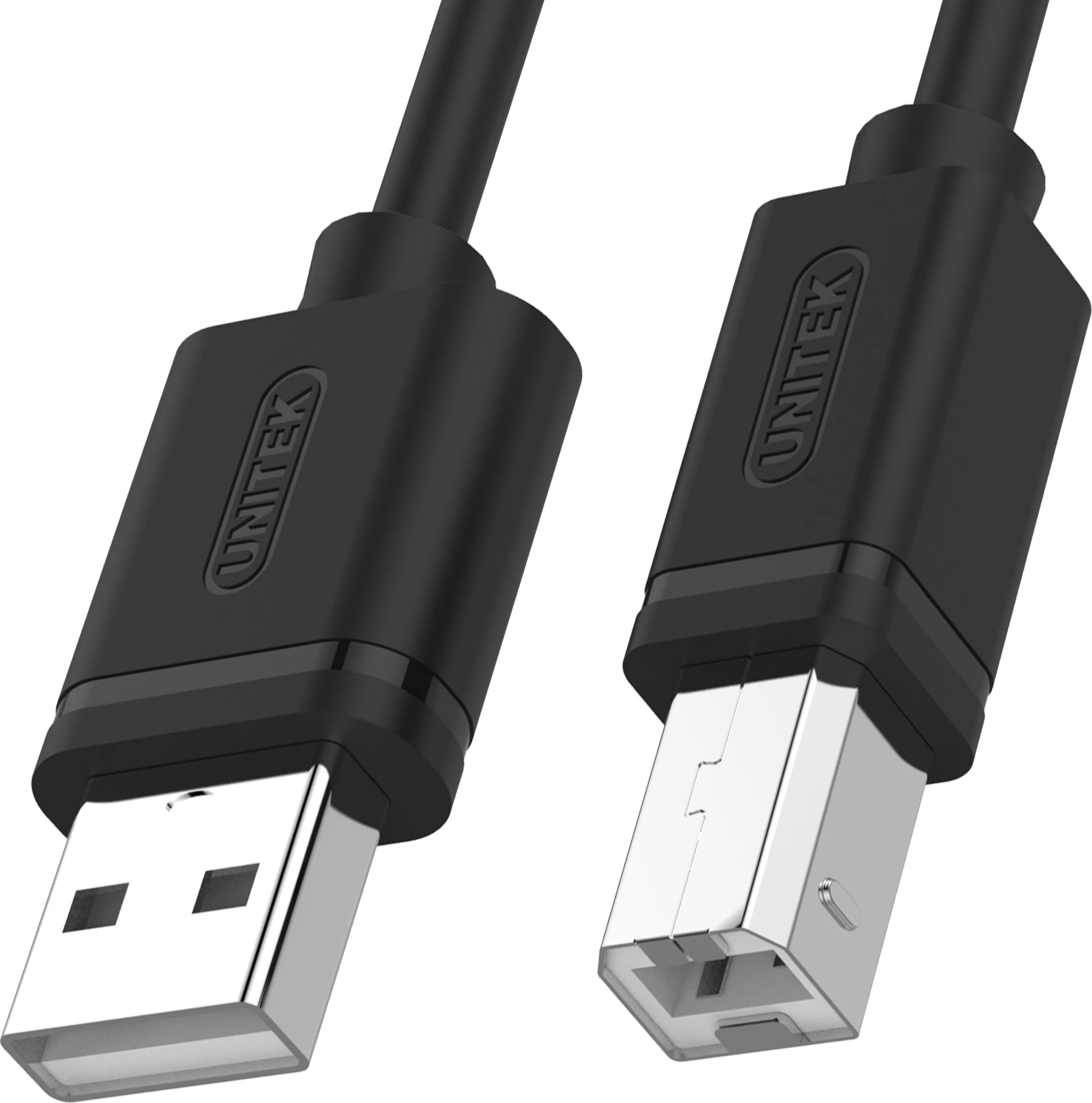 Kabllo USB Unitek Y-C420GBK USB-A në USB-B, 3 m, USB 2.0, e zezë