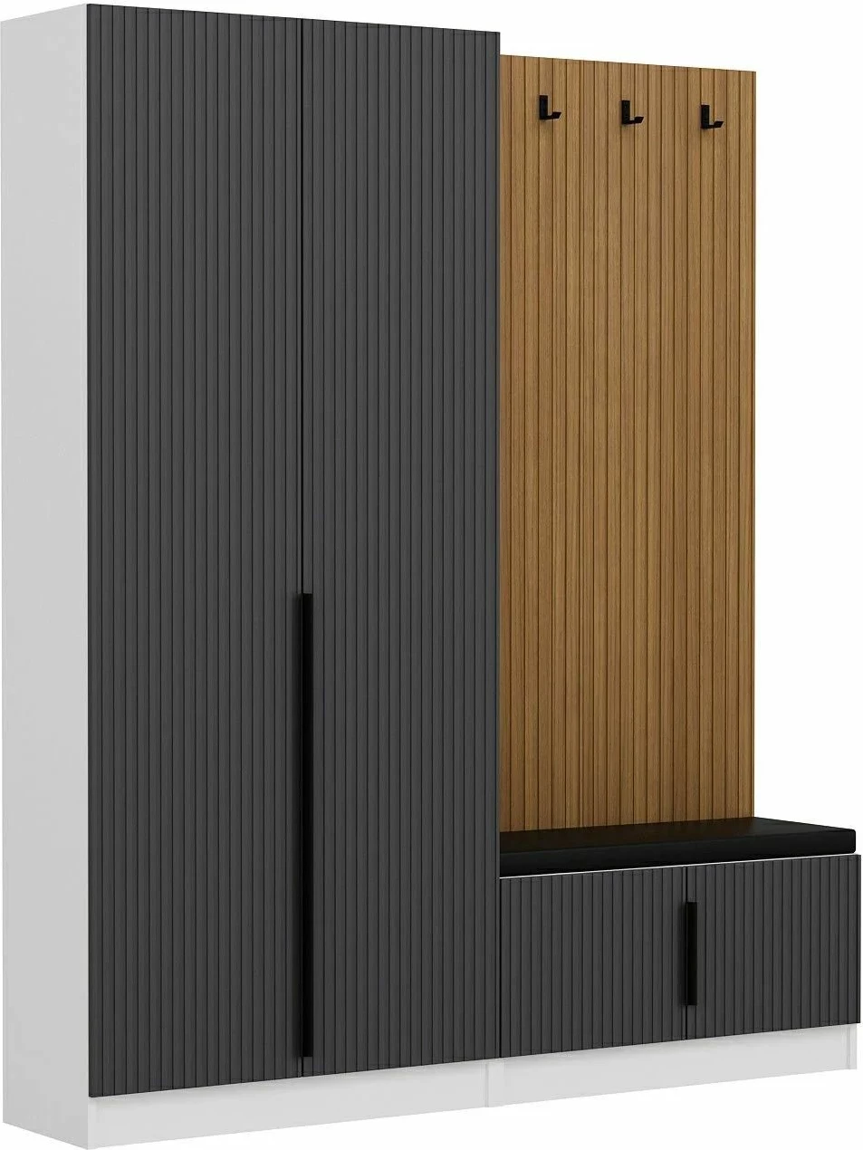 Stendë korridori Skye Decor, Noah, anthracite, 8331