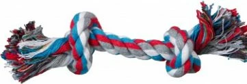 Lodër litar pambuku për qen Trixie 15 cm / 25 g, shumëngjyrëshe