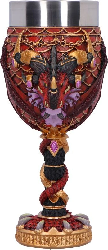 Krigë NEMESIS NOW World of Warcraft Alexstrasza, rezinë, insert inox, 19.5 cm, e kuqe/ari, në kuti dhurate