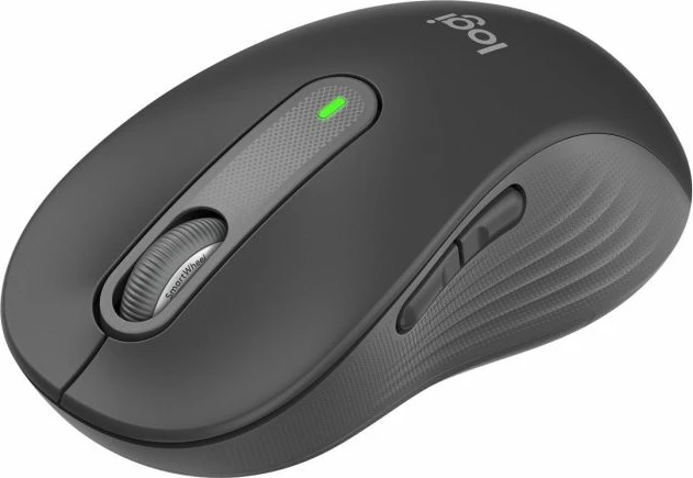 Maus Logitech Signature M650 L, Bluetooth + Logi Bolt, 2000 DPI, grafit, set me receiver USB + bateri AA