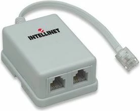 Splitter/Filter DSL Intellinet Network Solutions 201124, i bardhë