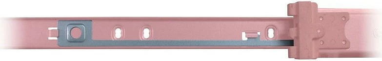Shina rack Inter-Tech 19", 650mm, çelik, 30kg, argjend