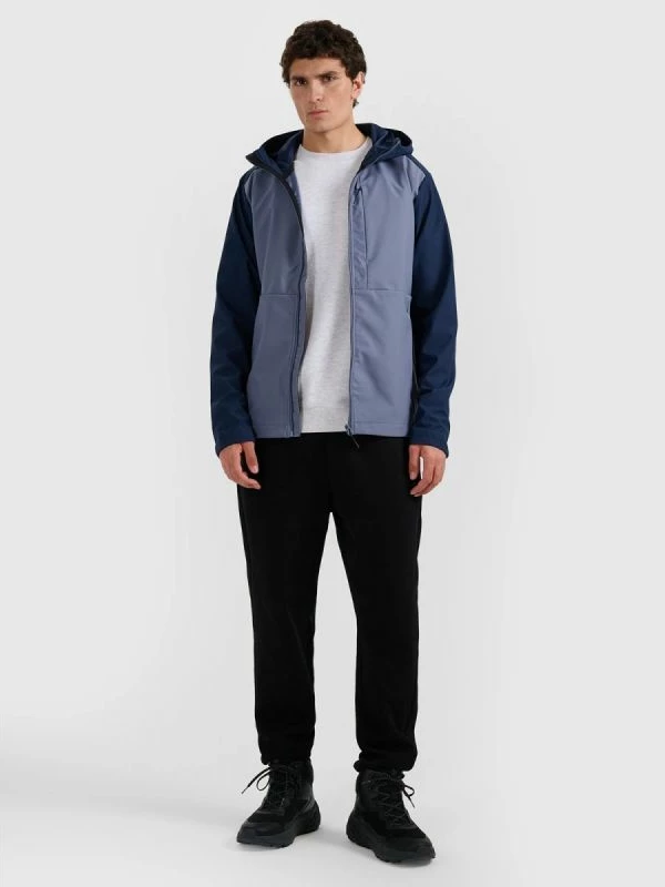 Jakne softshell për meshkuj 4f, e zezë [Madhësia: XXL]