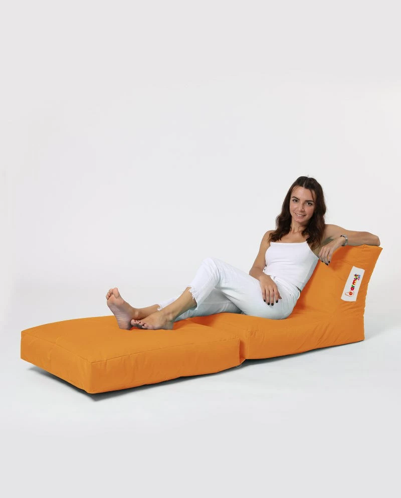 Puf kopshti, portokalli, Atelier del Sofa, Siesta Sofa Bed Pouf