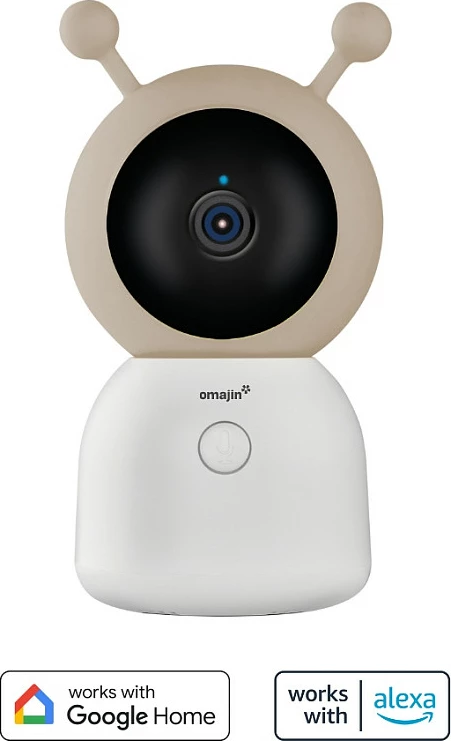 Kamerë smart për shtëpi Netatmo omajin OBC-01-EU, 110°, Wi‑Fi/Ethernet, Night Mode, punon me Google Home/Alexa, e bardhë/bezhë