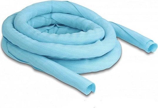 Mbështjellës i thurur për kabllo DeLOCK, 2 m x 16 mm, vetë-mbyllës, -50 deri 150°C, blu