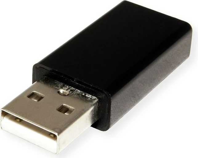 Bllokues porte USB-A ROLINE 11028332, vetëm karikim (bllokon të dhënat), i zi