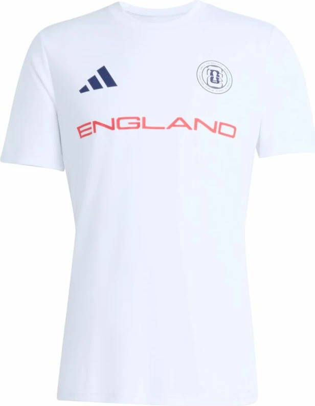 Fanellë meshkuj adidas England 26, e bardhë [Madhësia: S]