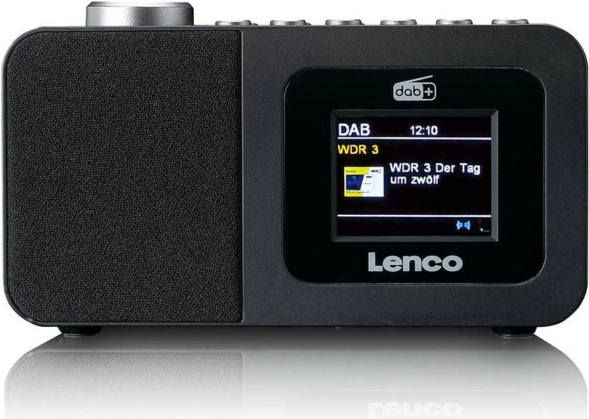 Radio Lenco CR-625BK, DAB+, FM, e zezë