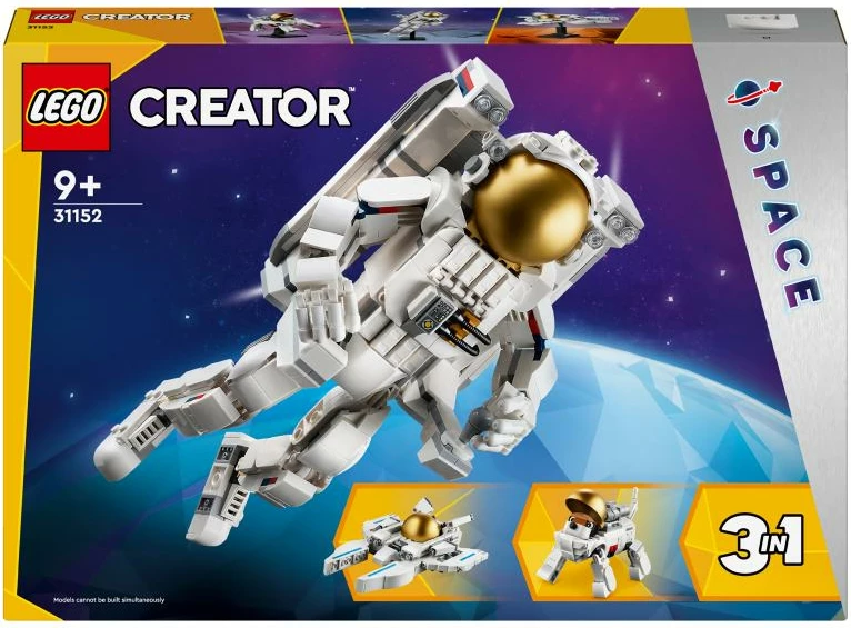 set ndërtimi LEGO Creator 31152 Astronaut në Hapësirë 3‑në‑1, 9+