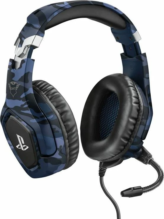 Kufje gaming Trust GXT 488 Forze-B, 3.5mm, me mikrofon, për PS4, blu