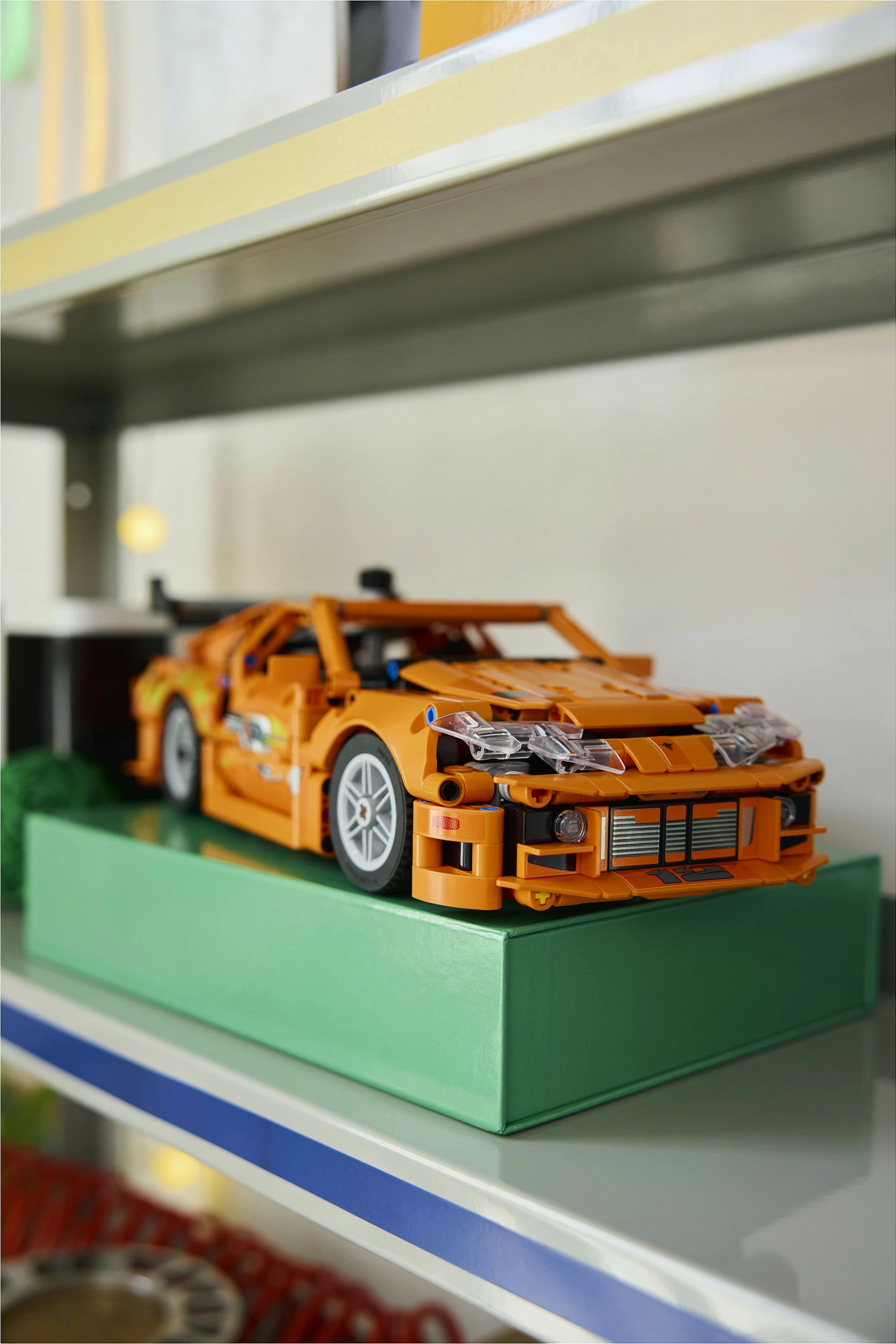 Set ndërtimi LEGO Fast and Furious Toyota Supra MK4, 810 pjesë, plastikë, shumëngjyrësh