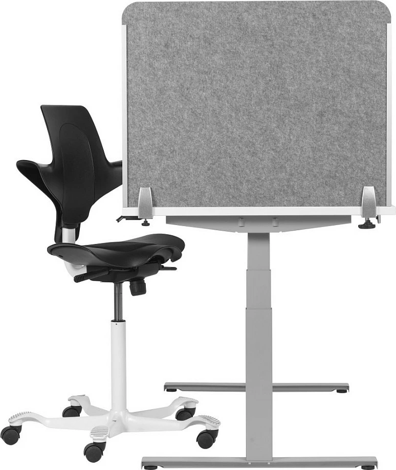 Ndarëse tavoline BakkerElkhuizen BE Safety Screen H60D60, gri
