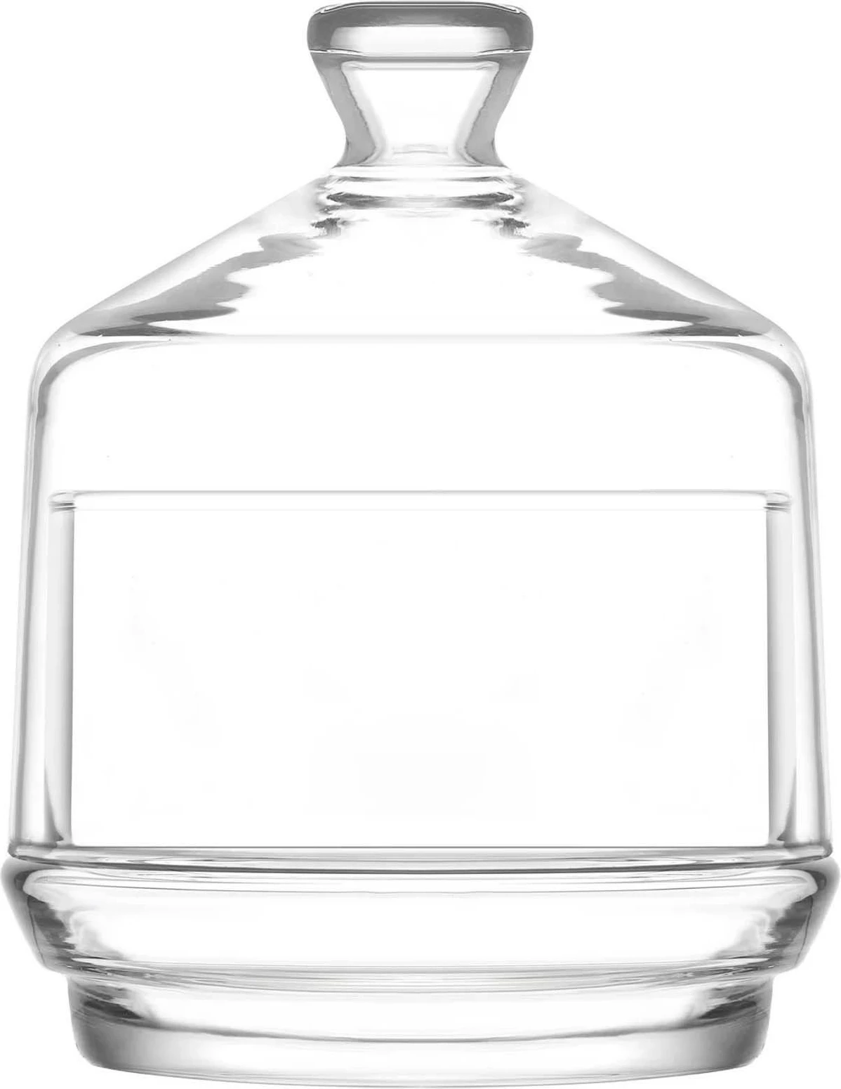 Kavanoz qelqi me kapak, LAV Brighton (LV-BERRYS1), 285 ml, Ø81 mm, transparent