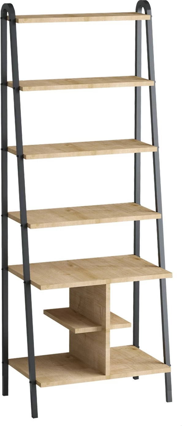 Raft librash Hanah Home, ngjyrë lisi Sapphire, e zezë