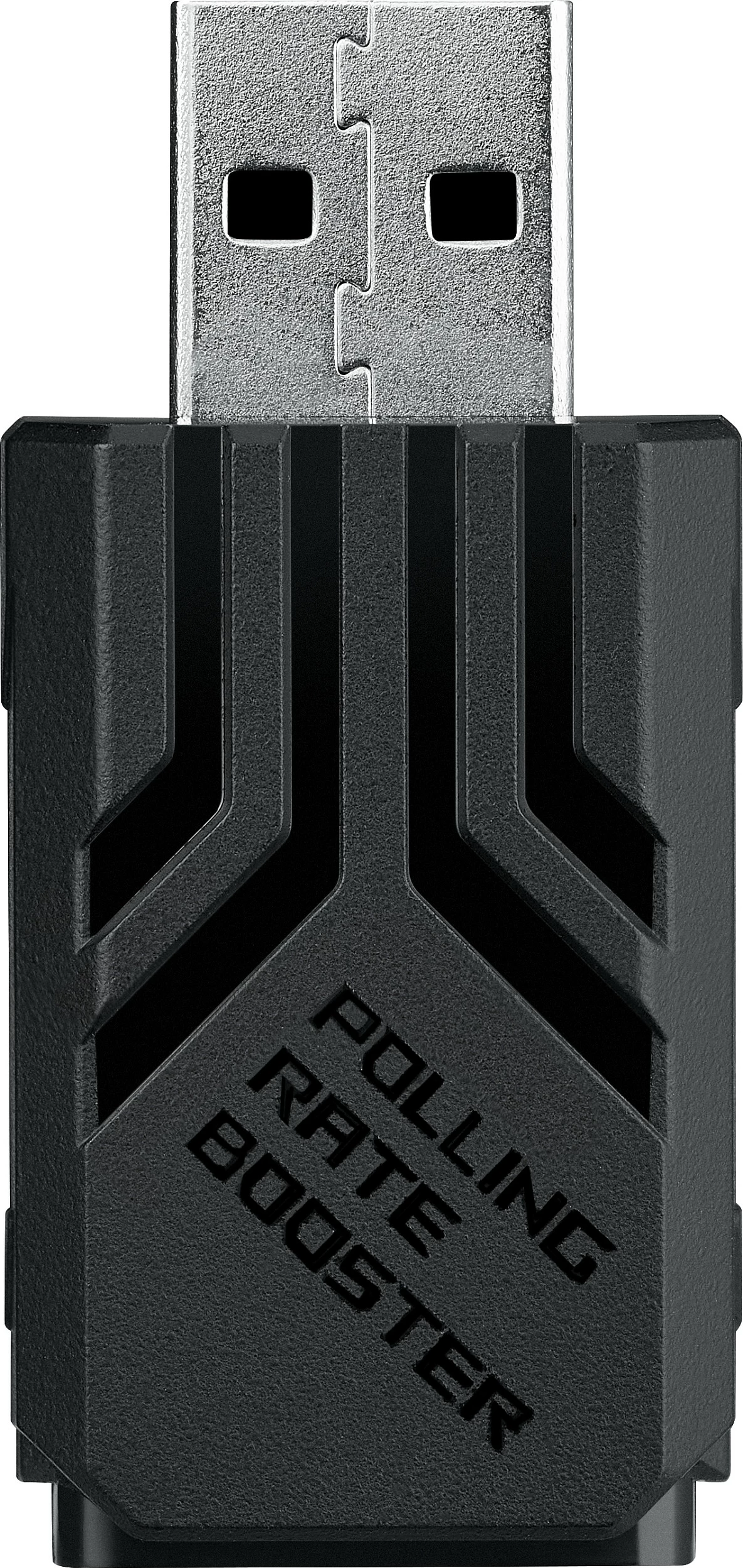 Adapter USB ASUS ROG Polling Rate Booster, për maus dhe tastierë gaming, i zi