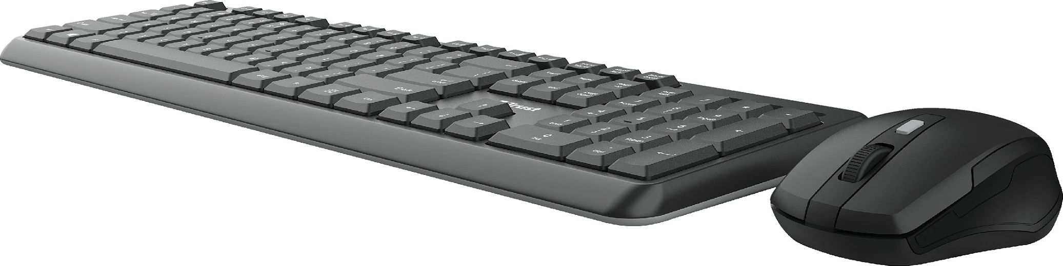 Set tastierë dhe Maus Trust TKM-350, wireless 2.4GHz, QWERTZ gjerman, me numpad, i zi