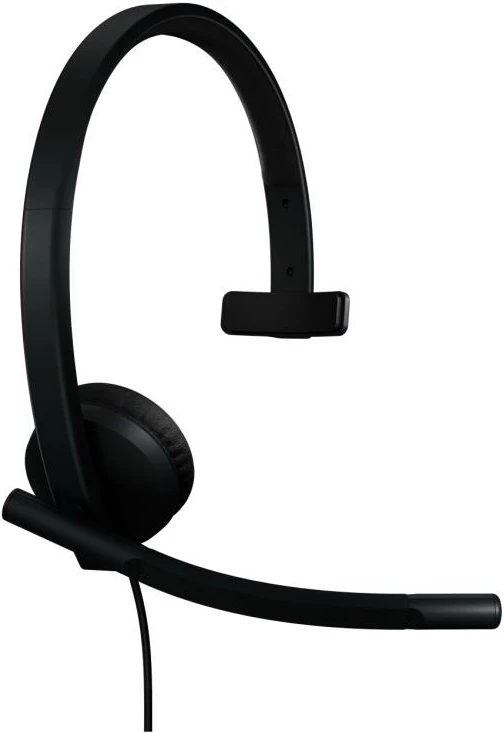 Kufje Logitech H570e Teams Mono USB-C (981-001427), të zeza