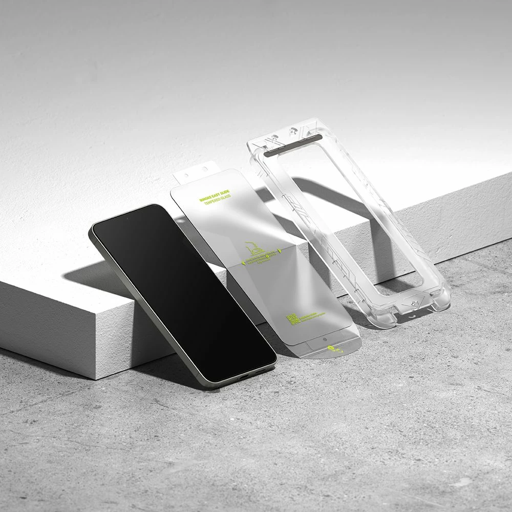 Xham i temperuar Ringke Easy Slide për Samsung Galaxy S25, 2 copë