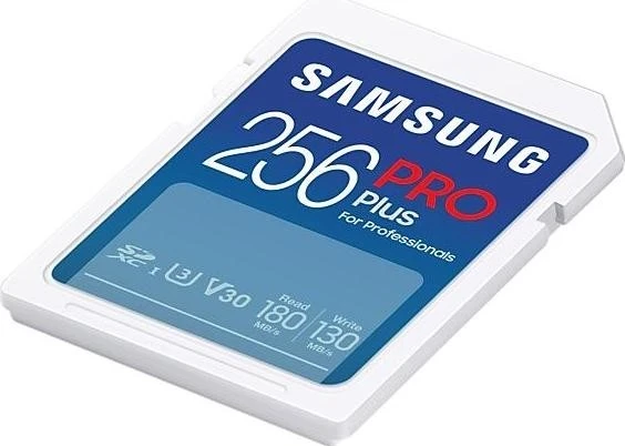 Kartë memorie Samsung Pro Plus SDXC, 256GB, 180MB/s