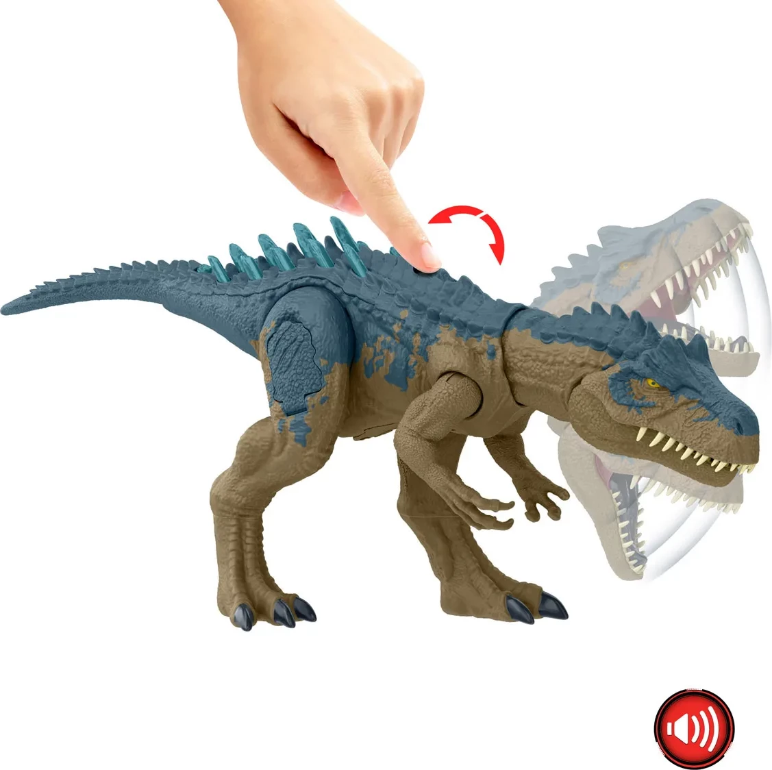 Jurassic World Ruthless Rampage Allosaurus Dinosaur Figure