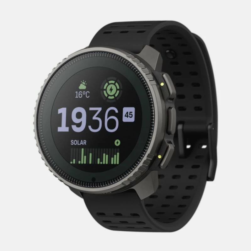 Orë sportive Suunto Vertical Titanium Solar, e zezë