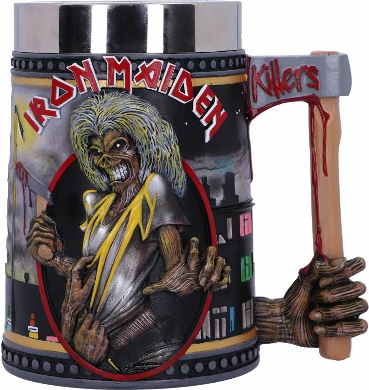 Mug Nemesis Now Iron Maiden Killers, i licencuar zyrtarisht, resin me insert çelik inox