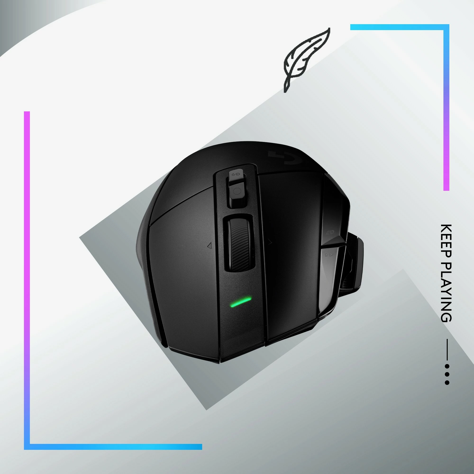 Maus Logitech G G502 X LIGHTSPEED, Wireless, 25600 DPI, i zi