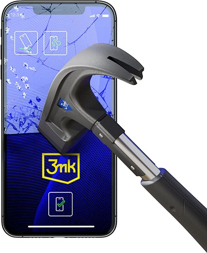 Mbështjellës xhami hibrid 3mk FlexibleGlass për iPhone 12 mini, Transparent