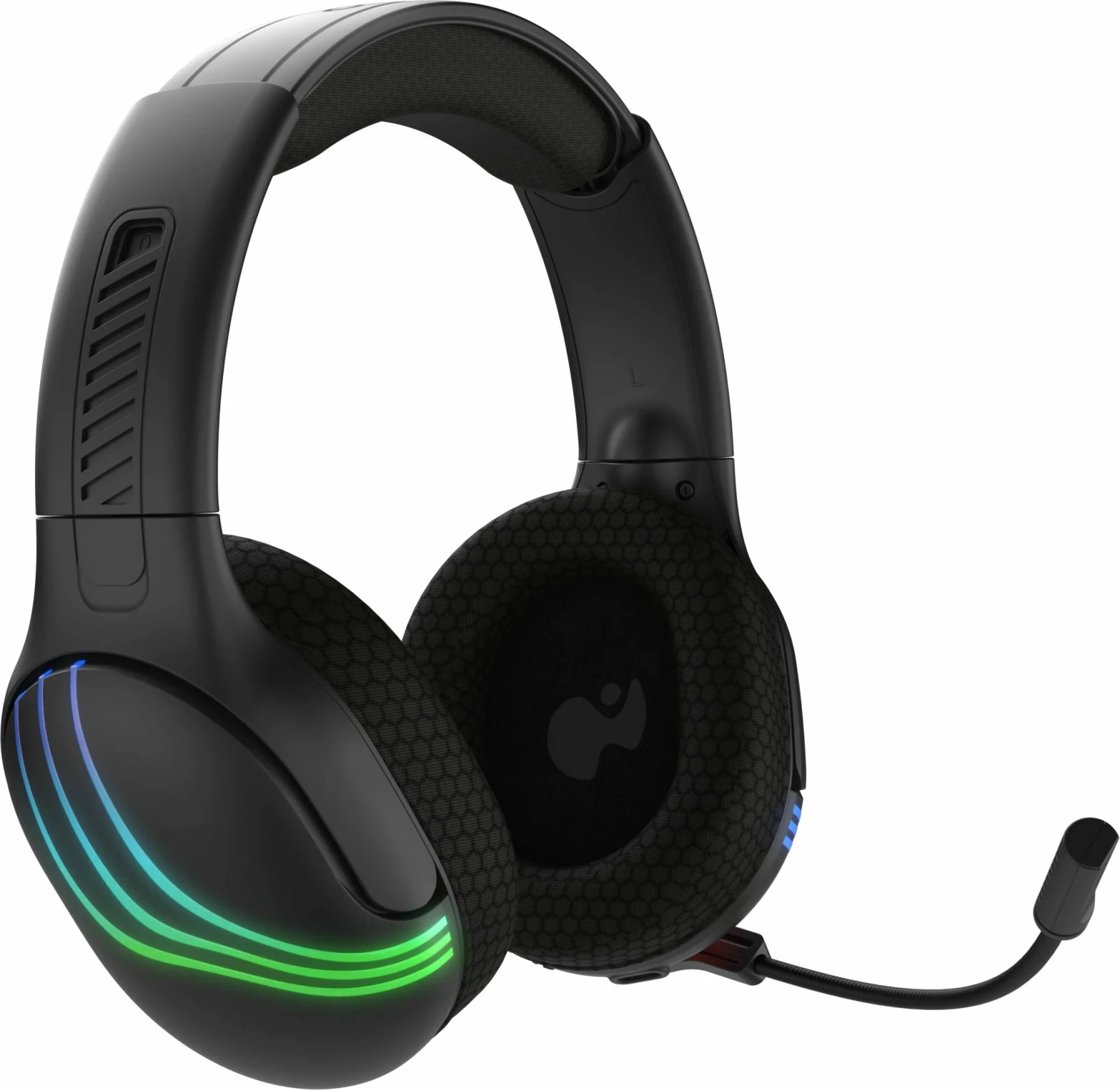 Kufje wireless PDP Afterglow Wave për Xbox, RGB, me mikrofon, të zeza