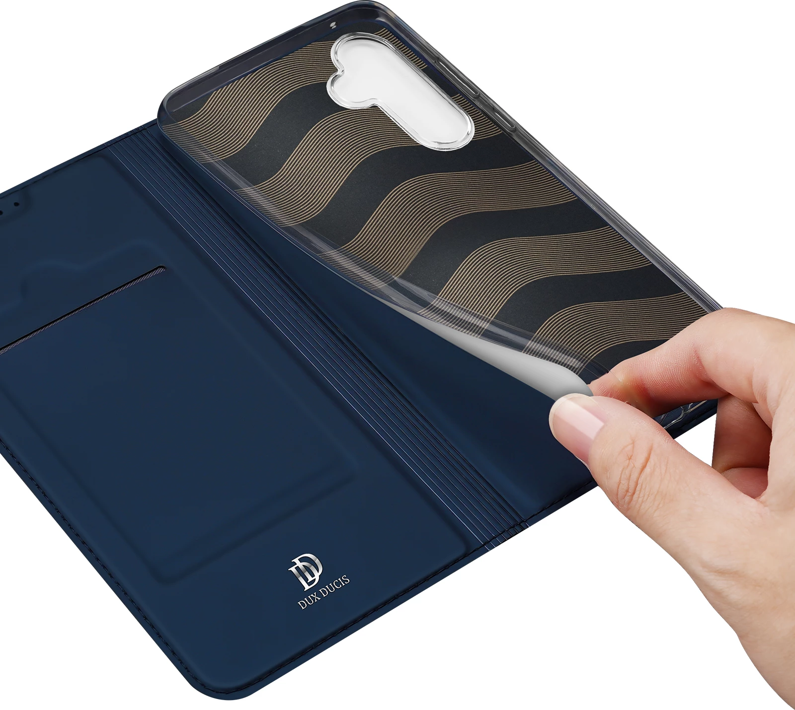 Mbështjellës Dux Ducis Skin Pro për Samsung Galaxy A35 5G, me kapak, Blu