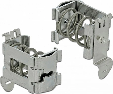 Kllapë mbrojtëse DeLOCK Shield Clamp për shinë DIN 35 mm, 10–20 mm, 26×40×24 mm, metalike