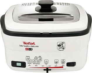 Fritezë multifunksionale Tefal Versalio Deluxe 9-in-1, 1600W, 2L, e bardhë/zezë