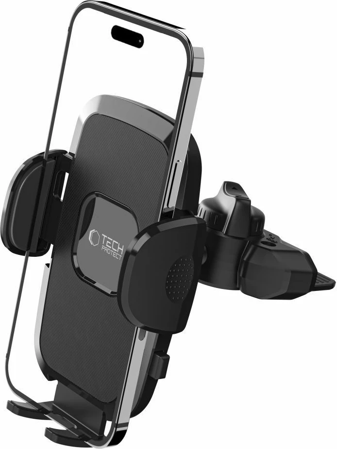 Mbajtës telefoni për veturë Tech-Protect V3, për CD slot, i zi
