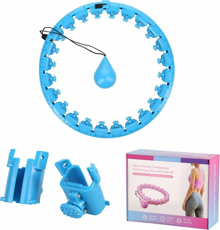 Hula hop me peshë Yakimasport FH01, kaltër