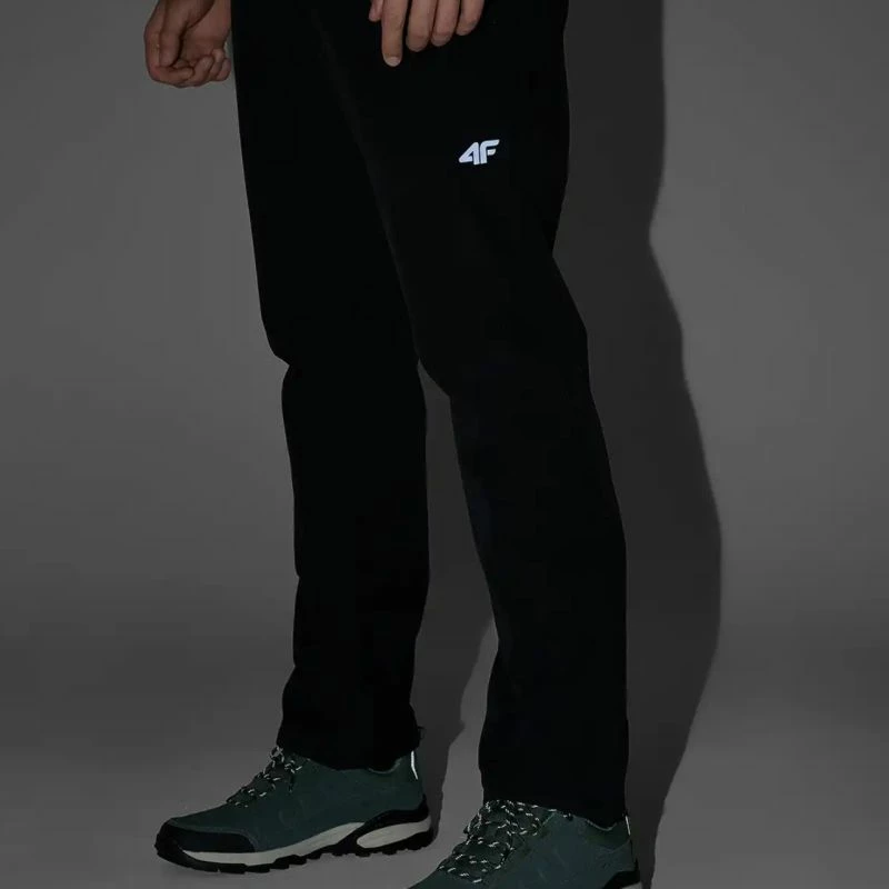 Pantallona trekking për meshkuj 4f, të zeza