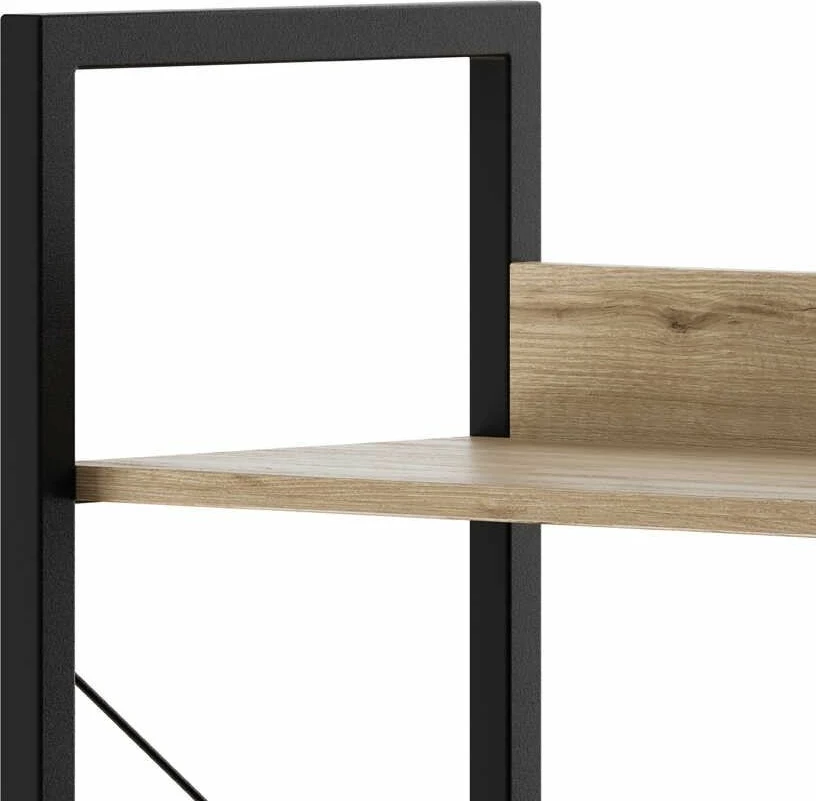 Raft librash Hanah Home, Ktp-850-Ff-1, ngjyrë lisi