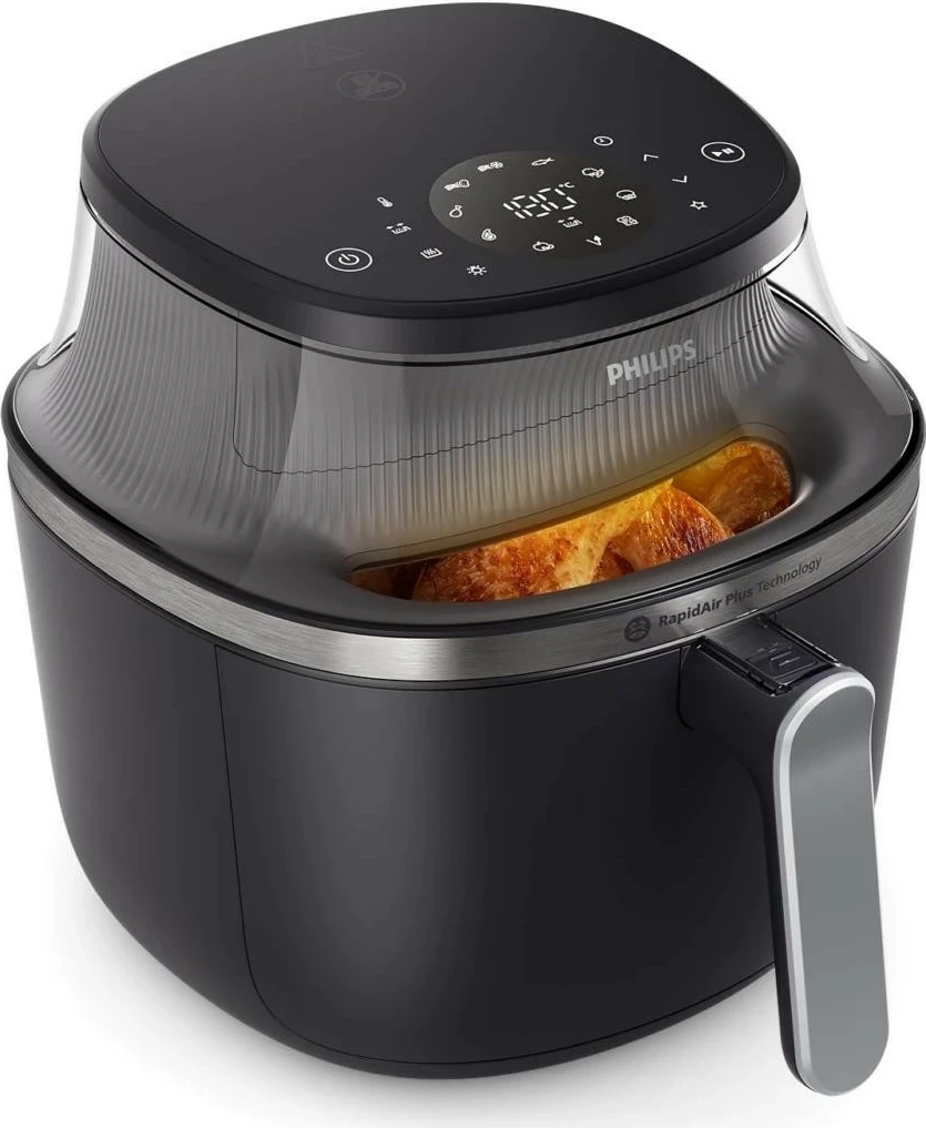 Fryer pa yndyrë Philips Ovi XL 3000 NA341/00, 7.2L, Wi-Fi, zi-e-argjendtë