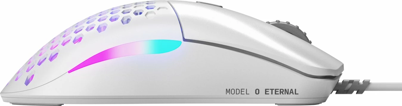 Maus gaming Glorious Model O Eternal GLO-OE-W-WHT, 12000 DPI, 6 butona, RGB, i bardhë