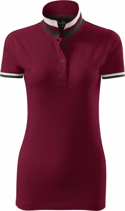 Maicë polo Malfini për femra, ngjyrë të kuqe