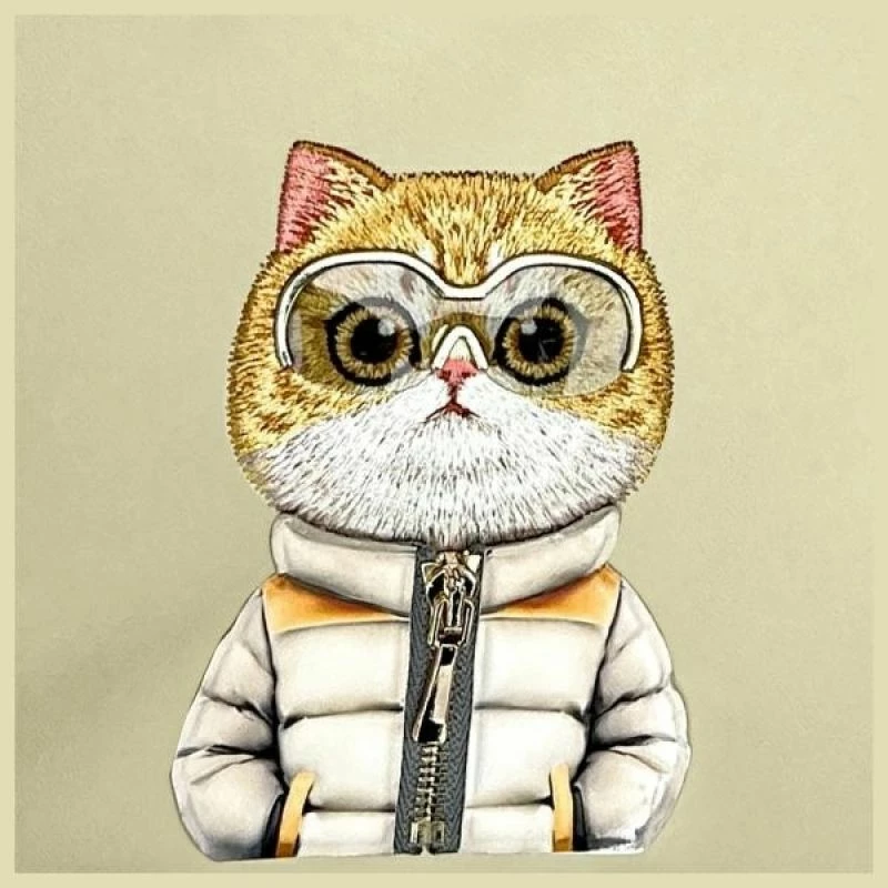 Çantë crossbody Nimmy Cool&Cute 2.0 Cat, e gjelbër