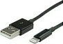 Kabllo VALUE 11.99.8326 Lightning në USB-A, 0.15 m, USB 2.0, e zezë