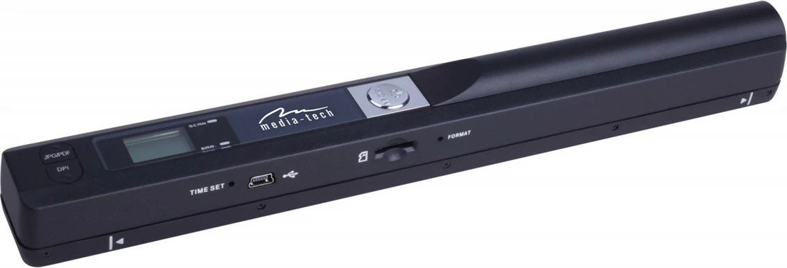 Skaner dore Media-Tech SCANLINE MT4090, portabël, skanim dokumentesh deri A4, 900 dpi, i zi