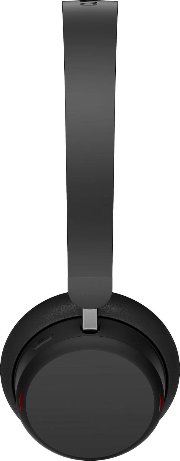 Kufje me mikrofon Lenovo 6550, Wireless Bluetooth 5.3, ANC, USB-C, Teams, të zeza