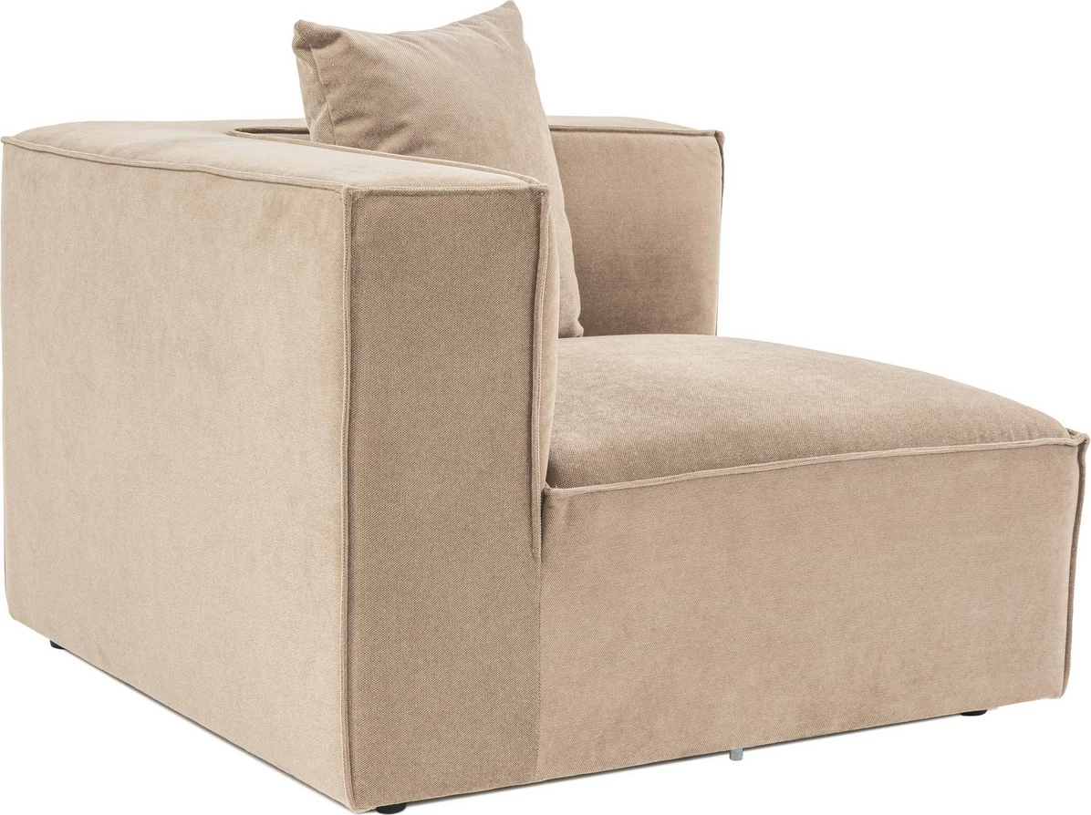 Karrige një vendëshe Atelier del Sofa, Sora L1, ngjyrë kapuçino v2